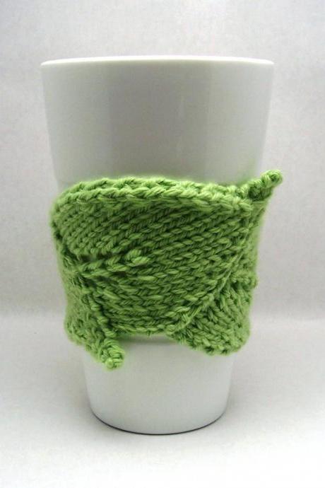 Leaf Cup Cozy Set With Double-wall Travel Mug