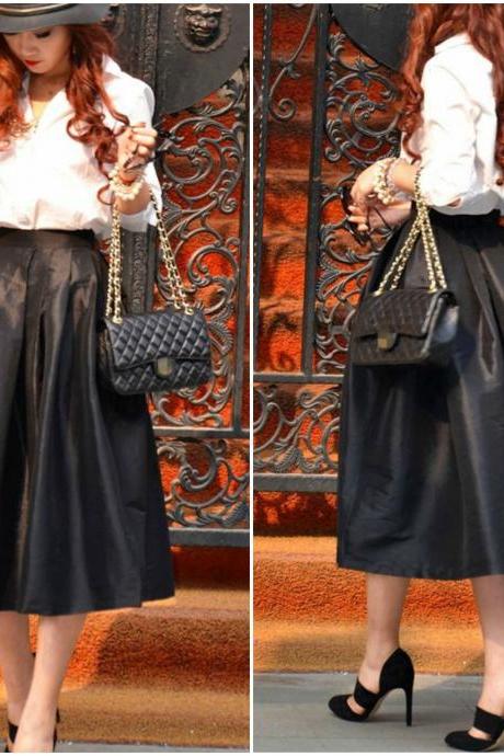 Ball Gown Design Chic Black Skirt