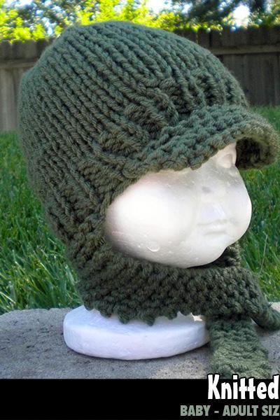 Knitted Hunting Hat for the Family Knitting Pattern