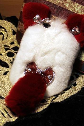 The best quality fur case fox case iphone 4/4s/5/5s/5c,samsung s3/s4 case, samsung note 2/note 3 case