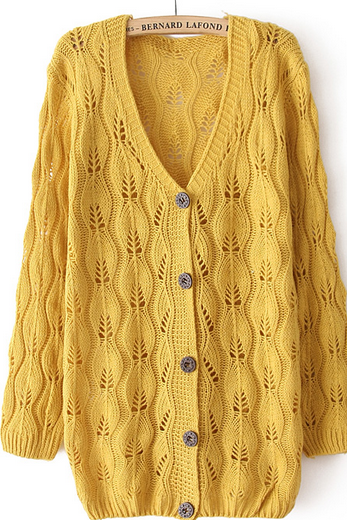 Fashion V-neck knit sweater AX090312ax