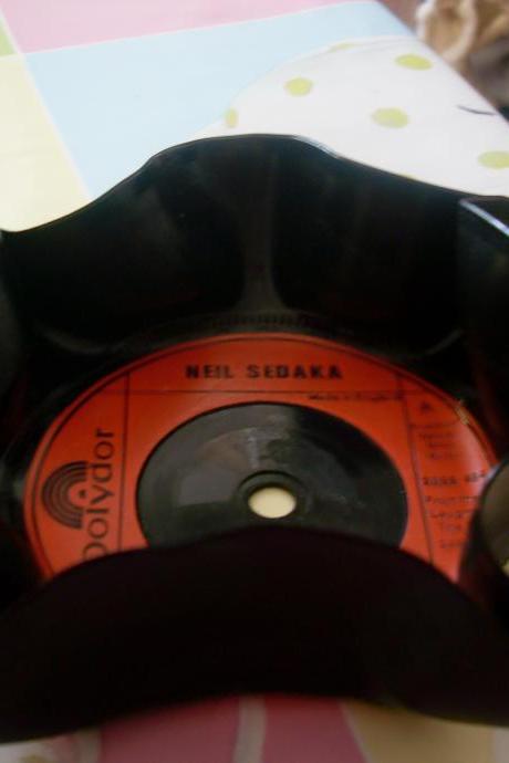 Retro Vinyl Mini Nibbles Dish