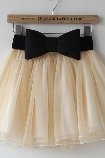 Lace Bow Skirt AX092714ax