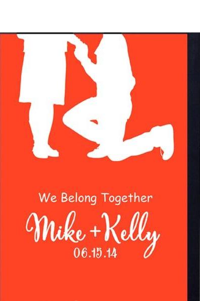 gift for Husband -Engagement, Anniversary or Wedding Gift idea- We Belong together print