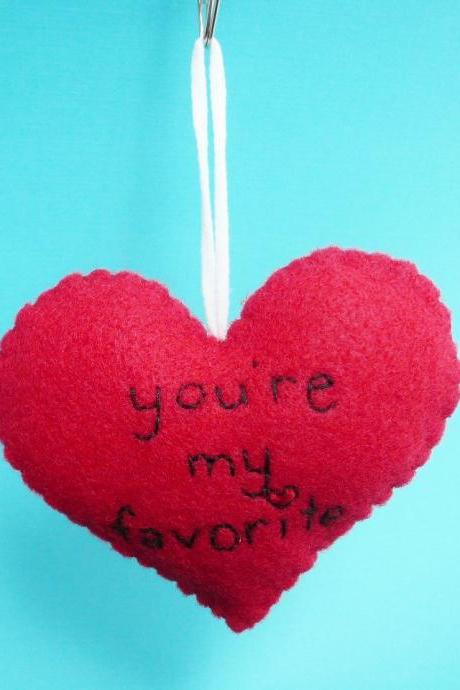 You&amp;amp;#039;re My Favorite Heart Ornament