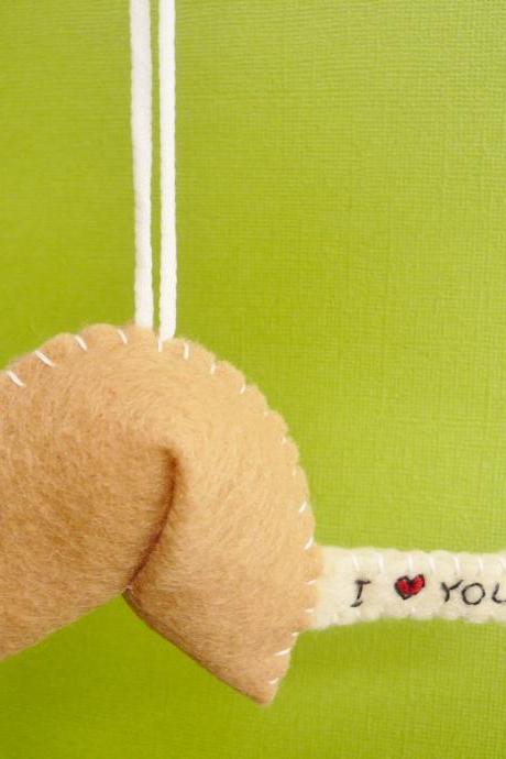 Personalized Fortune Cookie Ornament