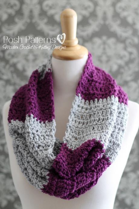 Crochet Pattern - Crochet Cowl Pattern - Easy Beginner Cowl Crochet Pattern - Adult Ladies Teen Girls - PDF 351