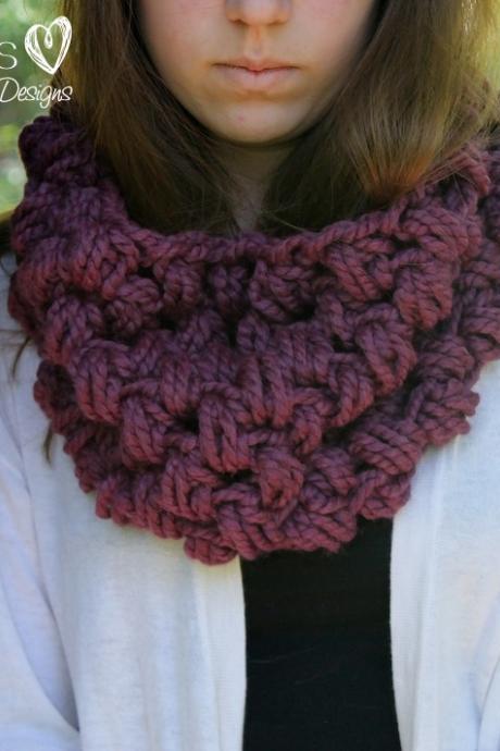 Crochet Pattern - Crochet Cowl Pattern - Cowl Crochet Pattern - Includes Toddler, Child, Adult Sizes - PDF 380