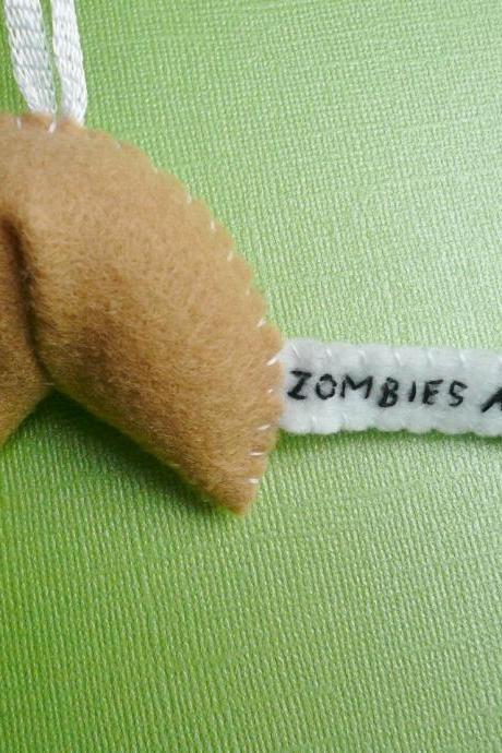 Zombie Fortune Cookie - Funny Ornament