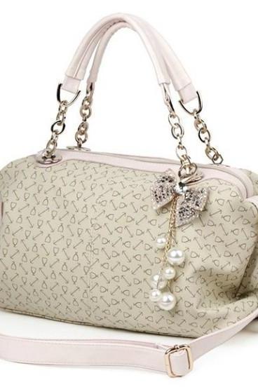 Handbag Sequined Bow 