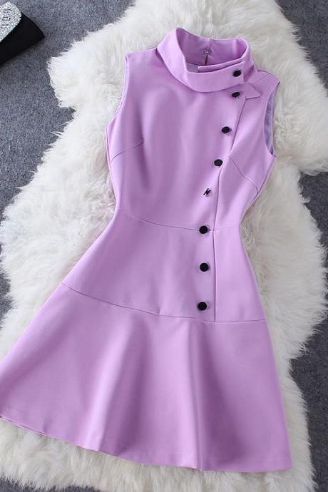 Fashion Purple Dress S804 main image 0
