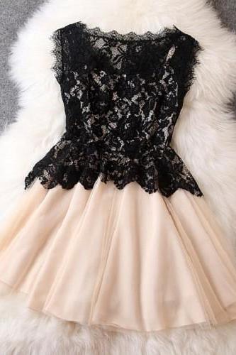 Sexy Black Lace Dress Afajf