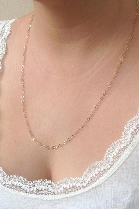 CYBER MONDAY SALE- long gold necklace, gold necklace, delicate gold necklace, dainty necklace, simple gold necklace 028