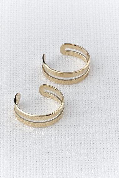 Adjustable Ring - Gold Ring, Set Of 2 Stacking Goldfilled Rings, Knuckle Ring, Gold Midi Ring, Gold Jewelry, Ring Gift, Fashion Gold Ring