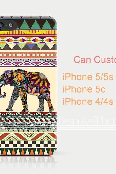 Lucky elephant iPhone case Elephant iPhone 5s case Elephant iphone 5 case Elephant iphone 5c case Elephant iPhone 4s case Image Wrapped Around the Edges