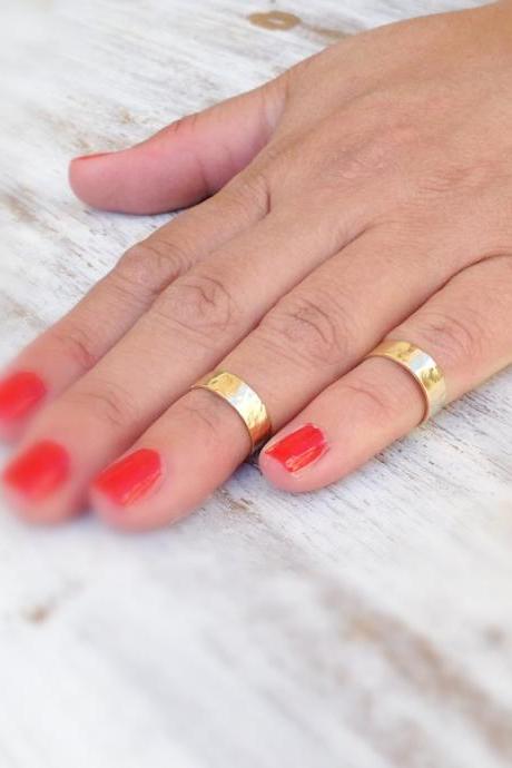 Above Knuckle Ring, Pinkie Ring, Stacking Rings, Knuckle Rings, Gold Ring, Tiny Ring, Stackable Rings, Gold Knuckle Rings, -580