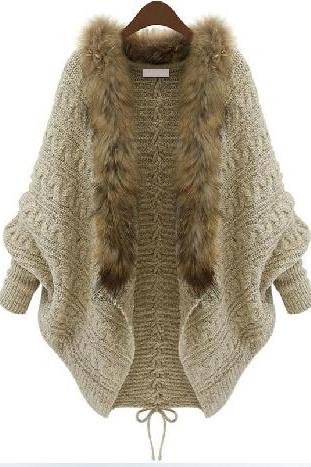 Bat Loose Cardigan Sweater Coat #bd102218