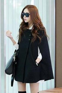 royal blue cape jacket