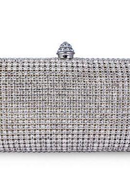 Full Crystal Minaudere Evening Clutch