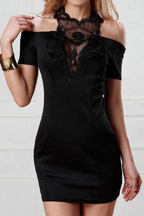 Sexy Package Hip Lace Dress #er110904