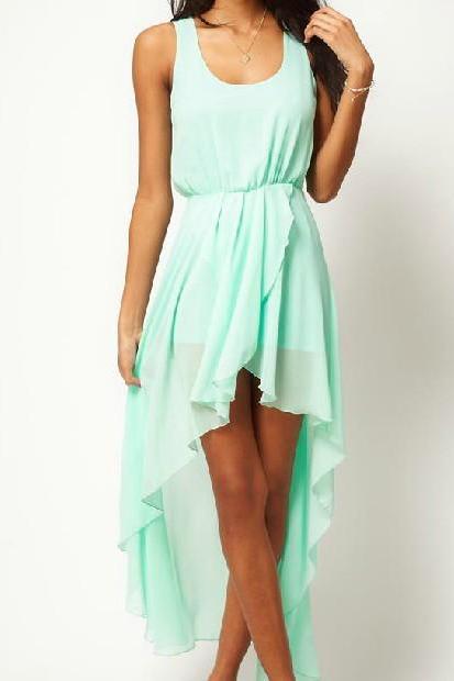 Irregular Chiffon Dress AFBEJ