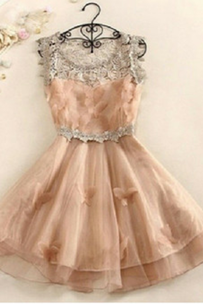 Cute bow fashion full lace bow dress