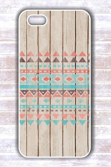 Wood Tribal Iphone 5 Case - Iphone 4S case- Samsung Galaxy S3/S4 case