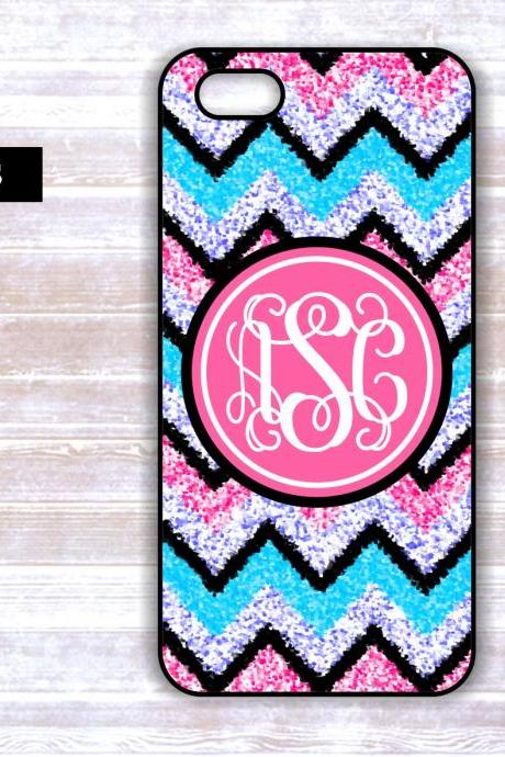 Personalized iPhone Custom Case - Monogrammed Iphone 4S case- Samsung Galaxy S3/S4 case