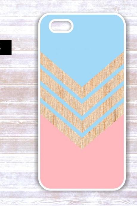 Wood Chevron Iphone 5 Case - Iphone 4S case- Samsung Galaxy S3/S4 case