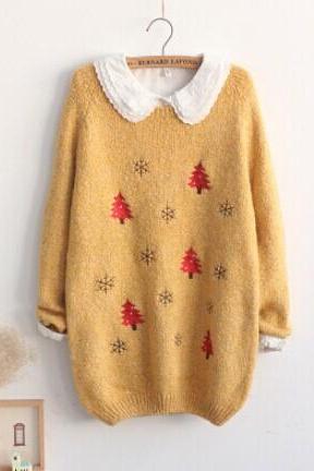 Christmas Sweater Loose Cardigans
