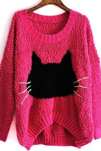 Cat Big Yards Sweater