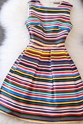 Stylish Striped Dress