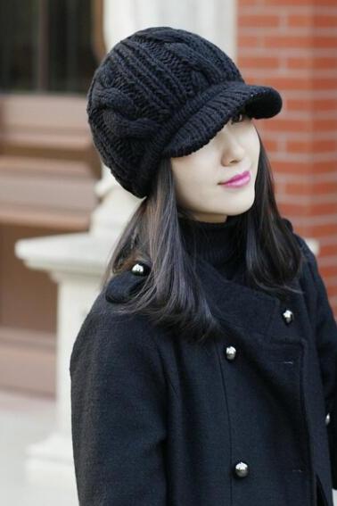 Fashion Autumn And Winter Women&amp;#039;s Knitted Hat