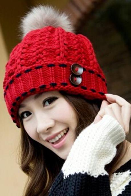 Nice Special Design Winter Women&amp;#039;s Knitted Hat Knitted Cap