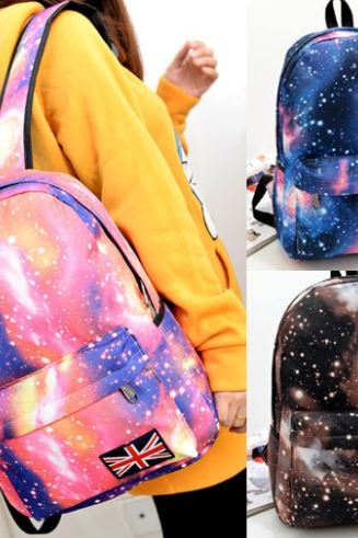 2014 Fashion Women Galaxy Backpack
