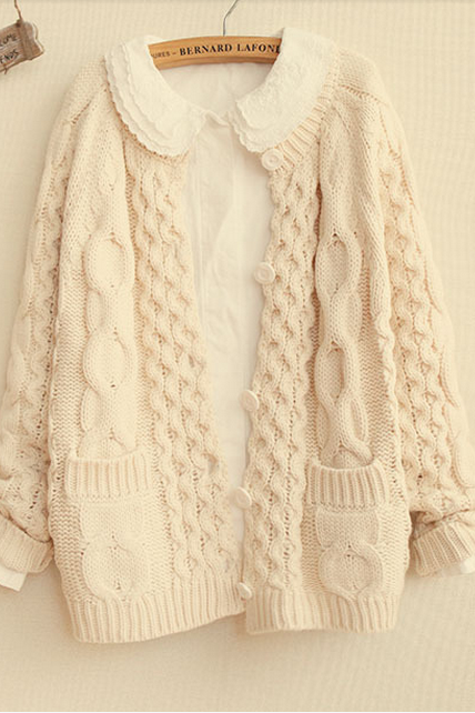 Autumn/Winter Knitting Twist To Restore Ancient Ways More Cardigan Sweater Sweater Dress Coat