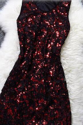 Fashion Lace Sleeveless Dress TRHST
