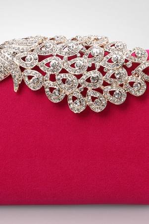 Fashion pearl rhinestone evening bag