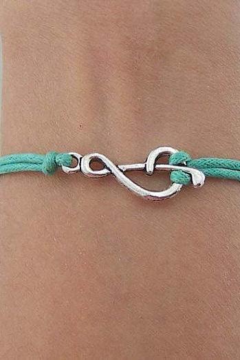 Music Note Friendship Bracelet with Cords