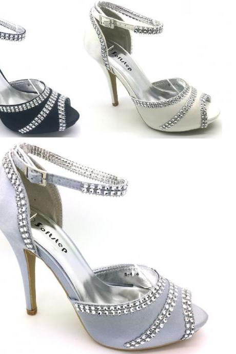 Fashion Black White Wedding Bridal Shoes Cinderella Shoes Girl Dress Shoes Party Prom Shoes For 