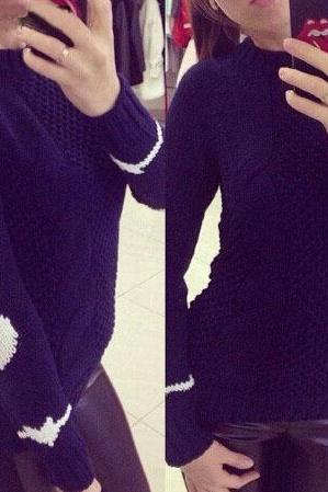 Slim Long-sleeved Sweater Sf12505gh