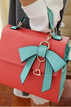 Fashion Elegant Dimensional Bow Handbag
