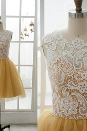 Custom Made A Line Short Lace Prom Dresses, Short Lace Cocktail Dresses, Formal Dresses, Dresses For Prom