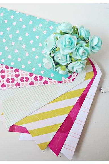6 pattern paper tags