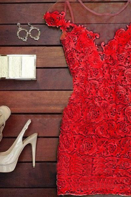 Fashion Embroidery Lace Stitching Round Neck Dress #we30907po