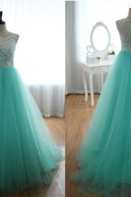 Baby Blue Lace Bridesmaid Bress Lace&tulle Wedding Bridal Dress a Line Prom Dress Party Dresses Homecoming Dress Evening Dress Fashion Quinceanera Dresses