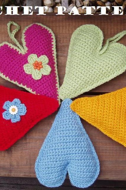 Crochet Heart, Crochet Pattern PDF,Easy, Great for Beginners, Pattern No. 21