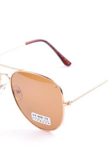 Pilot summer time unisex fashion brown lenses sunglasses 
