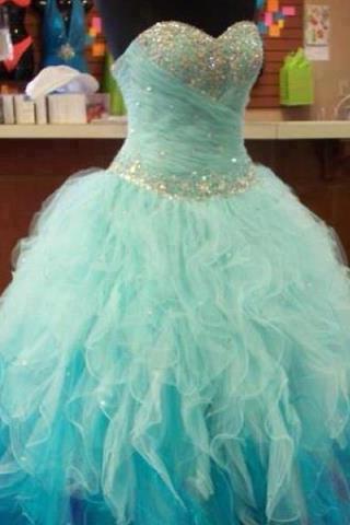 Custom Made Sweetheart Neckline Ball Gown Prom Dresses, Graduation Dresses