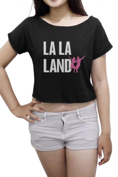La La Land T-Shirt Movie Dance Women's Crop Tee